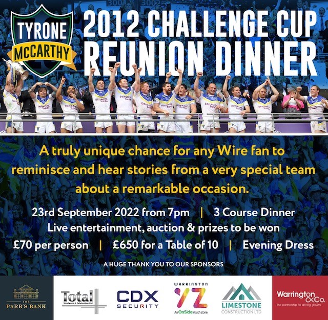 Tyrone McCarthy Reunion Dinner
