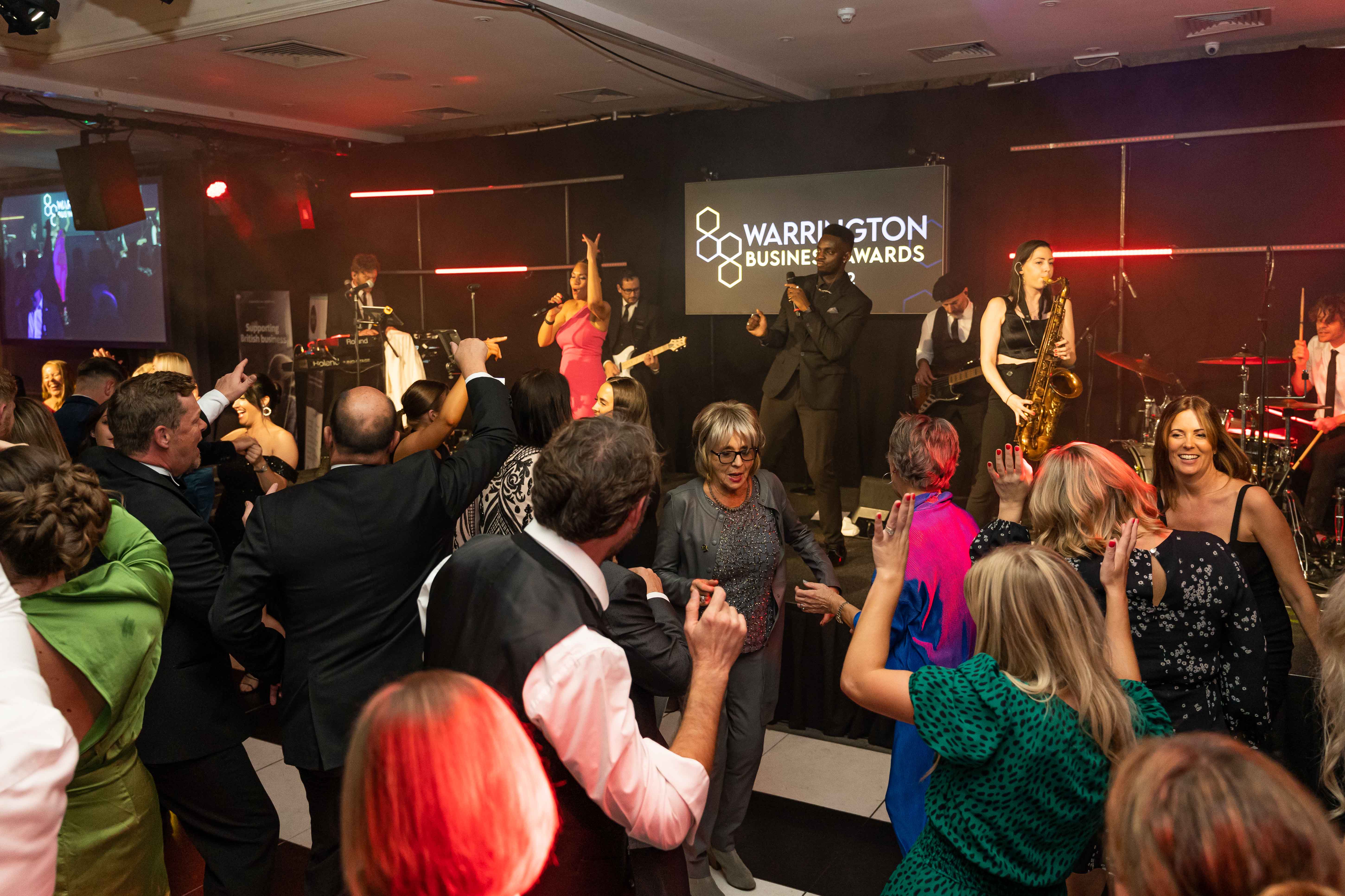 Warrington Business Awards party