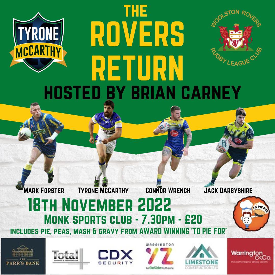 Rovers Return Tyrone McCarthy Testimonial
