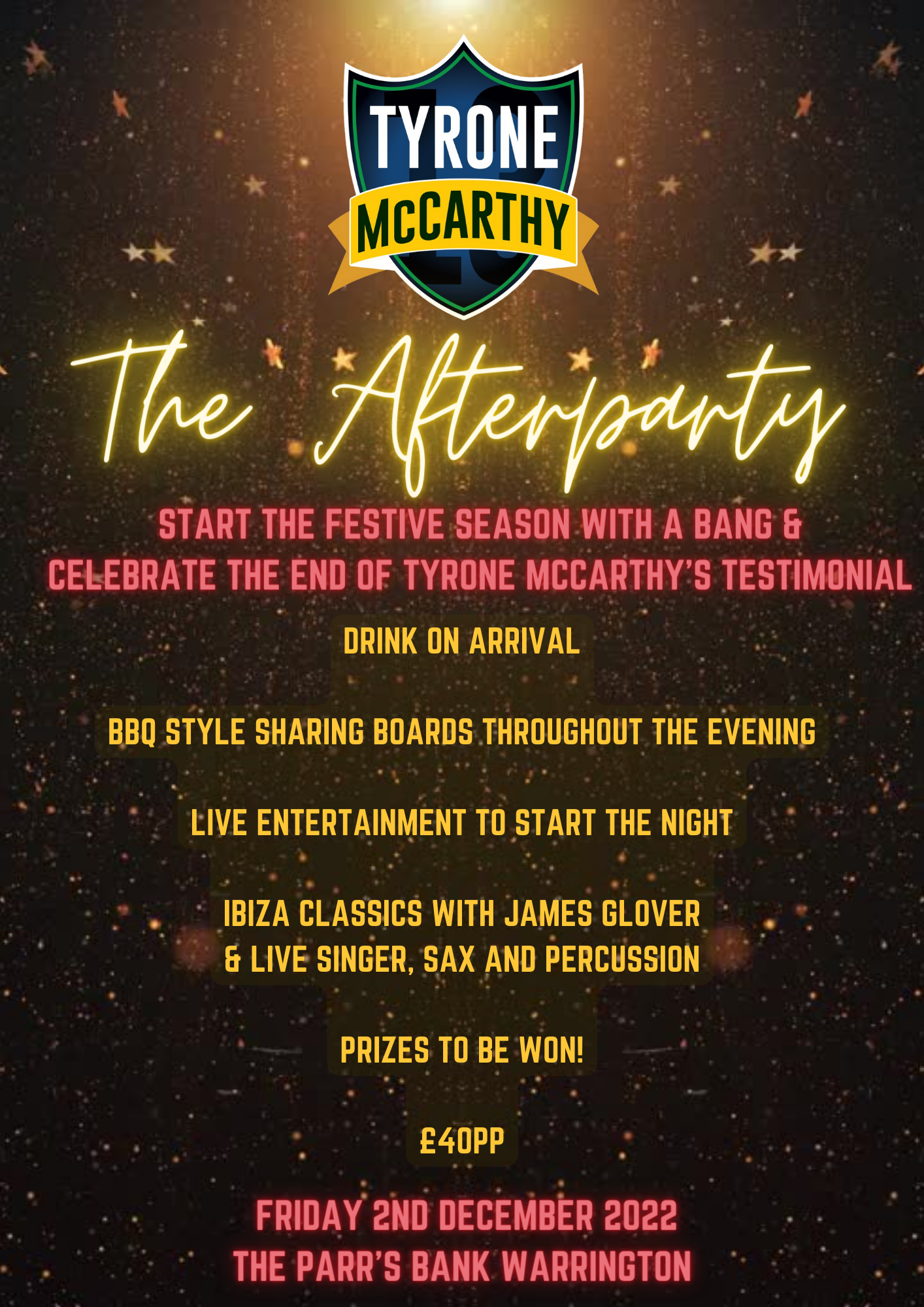 The Afterparty Tyrone MCarthy Testimonial