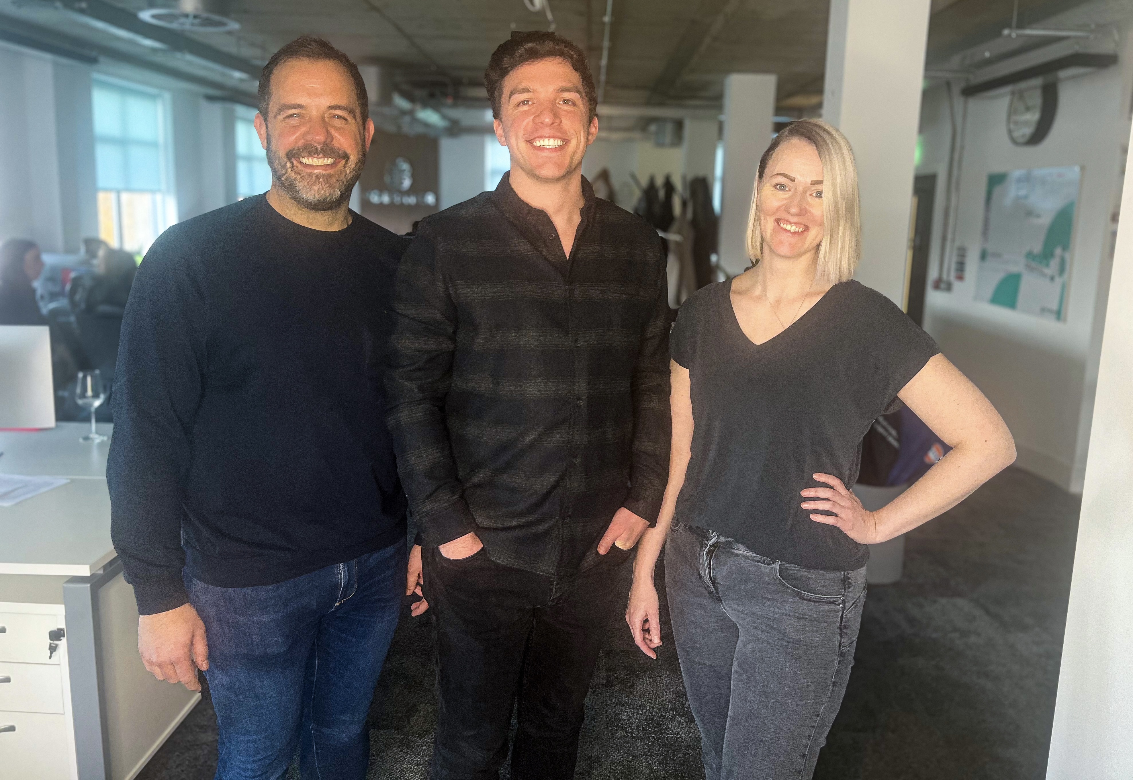 Gary Jenkins, Karl Chevalier and Laura Rudd