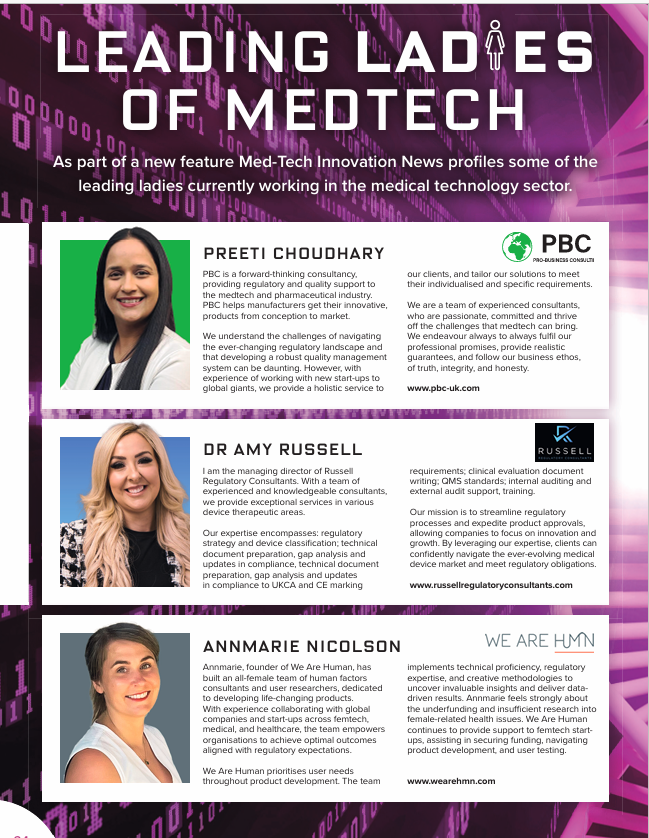 Medtech Leading Ladies