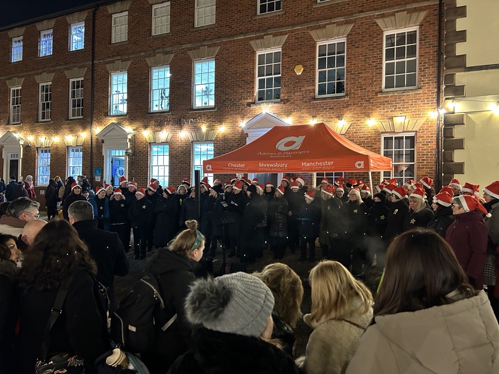 Carols in the Courtyard Aaron