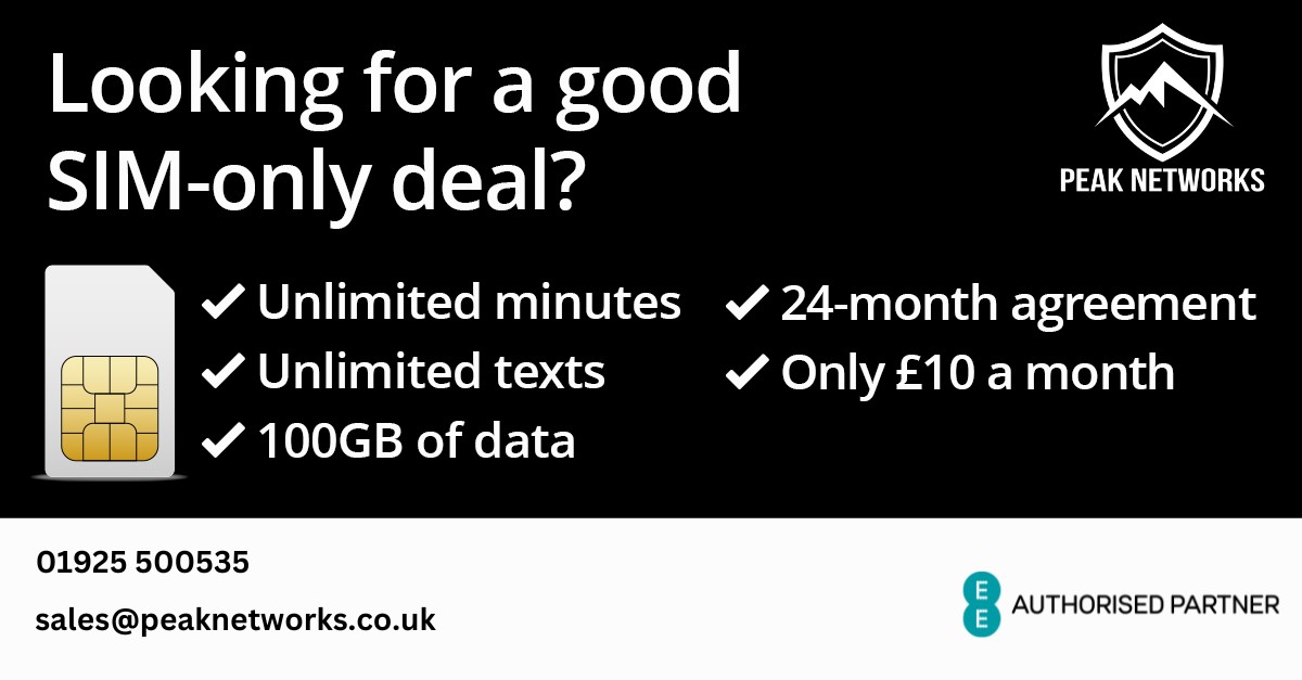 Peak Networks SIM offer