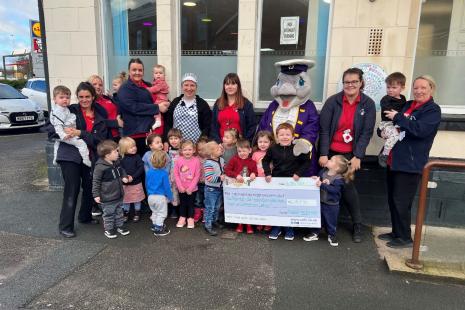 One of Dunkys fund raising events