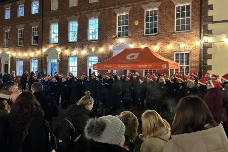 Aaron and Partners Carols in the Courtyard