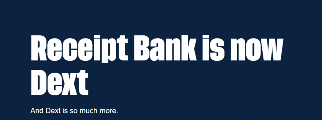 Receipt Bank is now Dext